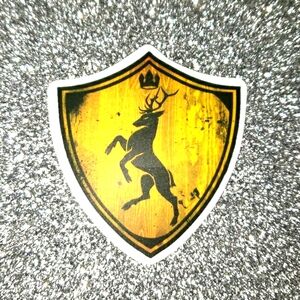 10/$10 GAME OF THRONES waterproof Sticker Stag sigil